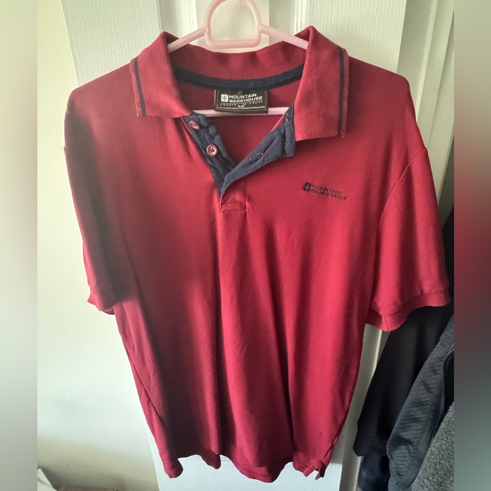 Men's Red Polo Shirt